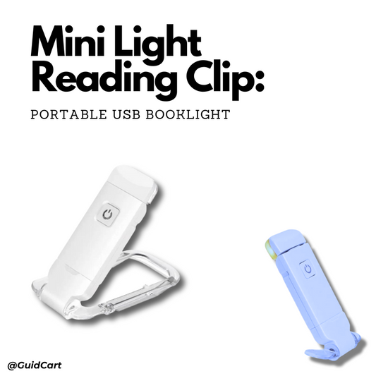 Mini Light Reading Clip: Portable USB Booklight