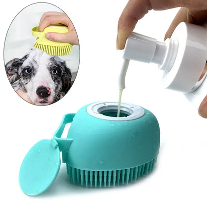 FurCare Scrub: Puppy Big Dog Cat Bath Massage Brush