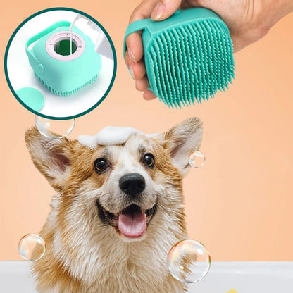 FurCare Scrub: Puppy Big Dog Cat Bath Massage Brush